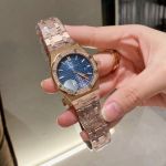 Audemars Piguet accessories Lady Watch 316L Steel 33mm Royal Oak Offshore Series Rose Gold Strap